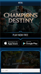 Mobile Screenshot of championsdestiny.com